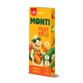 Tub de fructe MONTI Mere și Mango - 30g