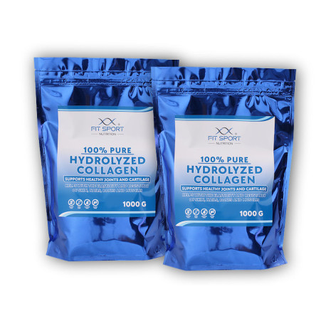 2x 100% Colagen Hidrolizat Pur 1000g + Colagen Hidrolizat