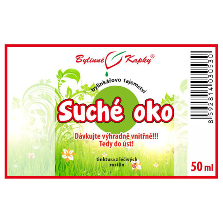 Ochi uscat - Picături pe bază de plante (tinctură) Herbalists Secret 50 ml