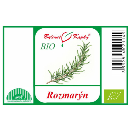 Rozmarin BIO - picături din plante (tinctură) 50 ml
