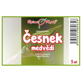 Muguri de urs de usturoi 5 ml - gemmoterapie
