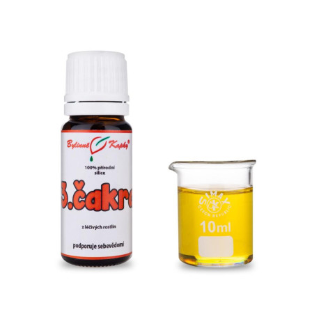 Chakra 3 - Uleiuri esențiale 100% naturale - un amestec de uleiuri esențiale 10 ml