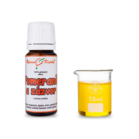 Ghimbir-Portocale 100% Uleiuri Esențiale Naturale - Ulei Esențial 10 ml