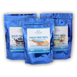 3x Maxi Pro 90% 750g - căpșuni