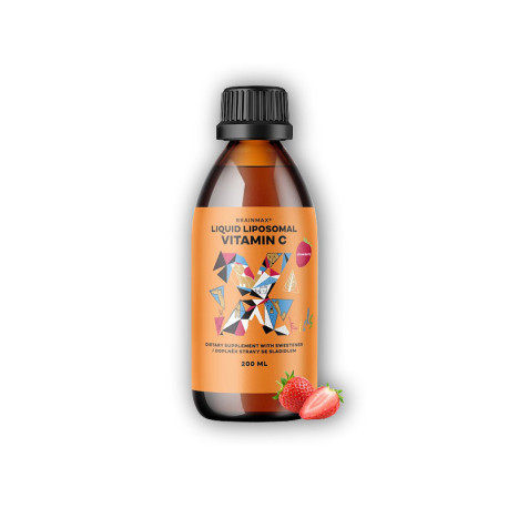 KIDS Vitamina C lipozomală lichidă 500mg 200ml - căpșuni