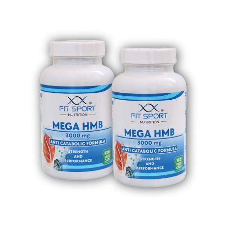 2x Mega HMB 3000mg 120 de căciuli vegetale