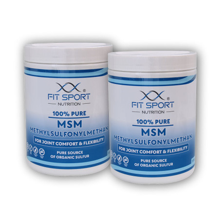 2x MSM 100% pur - Metilsulfonilmetan 500g - Sulf organic