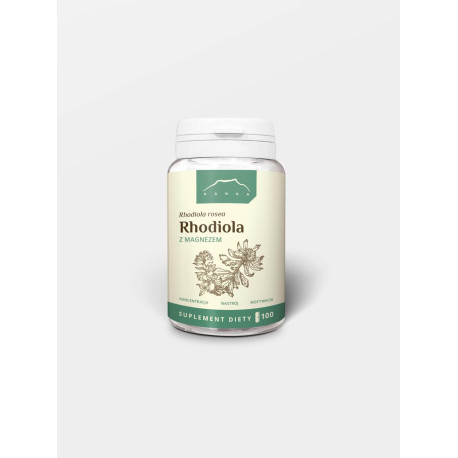 Rhodiola cu capsule de magneziu x 550 mg - 100