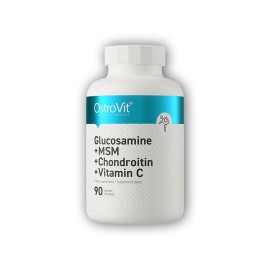 Glucozamină + MSM + Condroitină + Vitamina C 90 comprimate