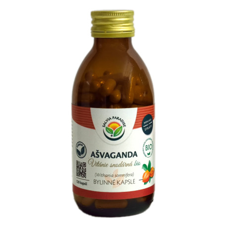 Ashwagandha - Capsule de bun venit BIO 120 de bucăți