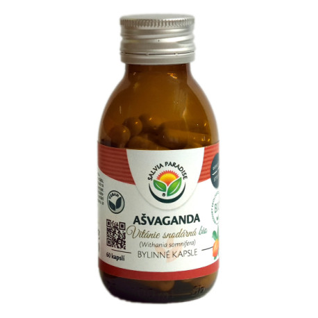 Ashwagandha - Capsule de bun venit BIO 60 bucăți