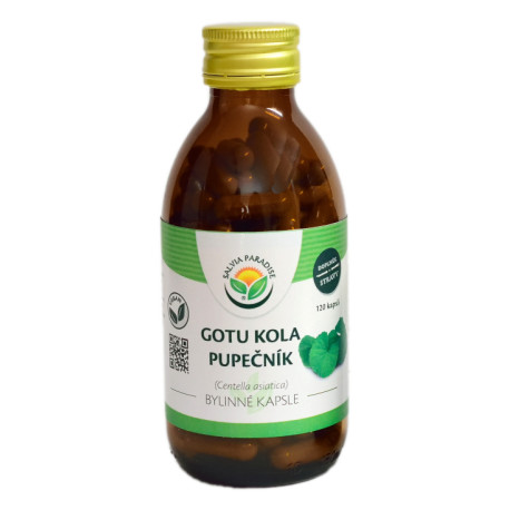 Gotu Kola - Capsulă de Cordonul Ombilical 120 de bucăți