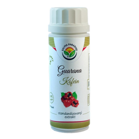 Guarana - Capsule standardizate de extract de cofeină 100 de bucăți
