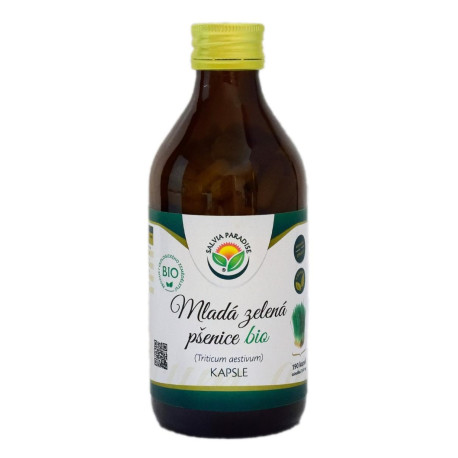 Capsule de grâu verde tânăr BIO 190 bucăți