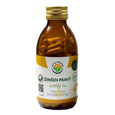 Ginseng 6 ani - capsule de ginseng BIO 120 de bucăți
