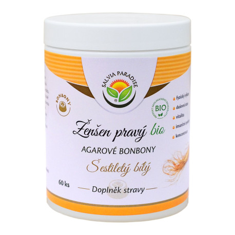 Bomboane Ginseng Agar BIO 60 bucăți