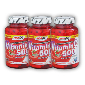 3x vitamina C 500mg + Rose Shhips 125 capsule