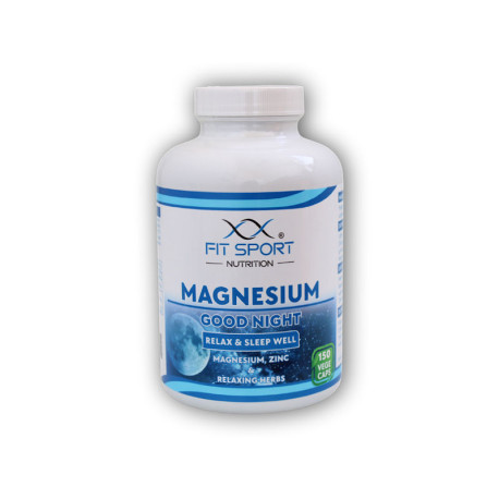 Magneziu NOAPTE BUNĂ 150 de căciuli vegetale - Magneziu Somn bine