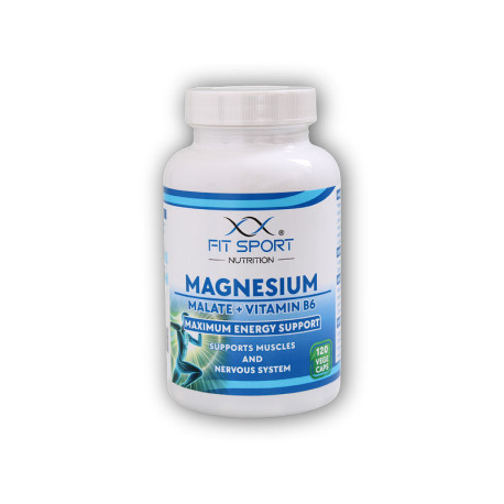 Malat de Magneziu + Vitamina B6 120 capsule vegetale - Energy Magnesium