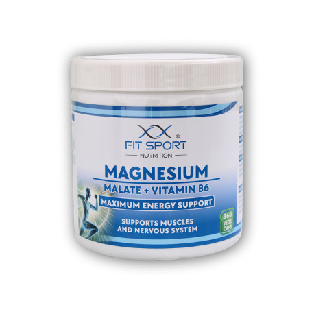 Malat de Magneziu + Vitamina B6 360 capsule vegetale - Energie Magneziu - Malat de Magneziu