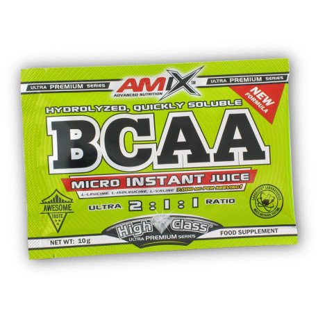 BCAA Micro Instant Juice 10g Sachet OFERTĂ SPECIALĂ - măr verde