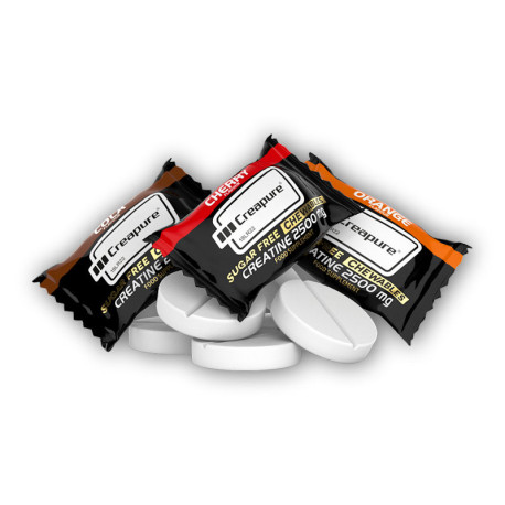 Black Line Creatine Creapure 2500mg tabletă masticabilă Zero Zahăr Multi - OFERTĂ SPECIALĂ