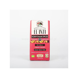 Ciocolată neagră 63% cu mere și scorțișoară BIO - 100 g