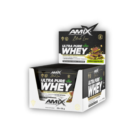 10x Black Line Ultra Pure Whey 35g - OFERTĂ SPECIALĂ - ciocolată albă cu lăpte