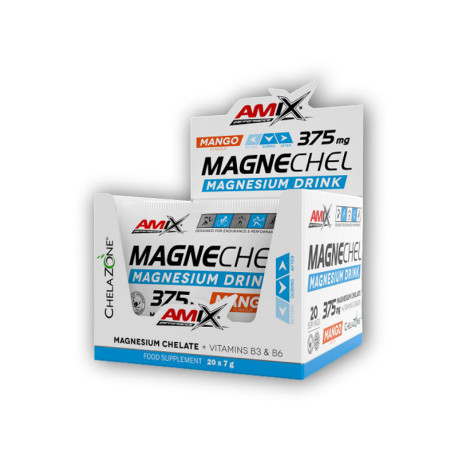 10x băutură MagneChel Magnesium Chelate 7g - OFERTĂ SPECIALĂ - mango