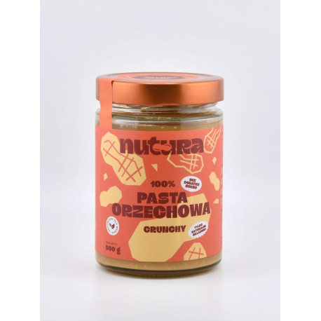 Pastă de arahide cu bucăți de nuci - 500g