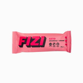 Bar FIZI Keto cu căpșuni și migdale