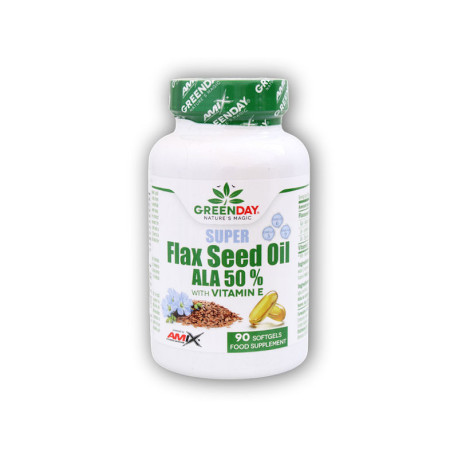 SUPER Flin Seed Oil ALA 50% 1000mg 90 softgels