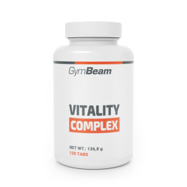 Complexul de vitalitate - GymBeam - fără aromă - 120 tablete.