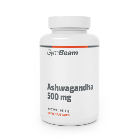 Ashwagandha 500 mg - GymBeam - fără aromă - 90 de pliculețe.