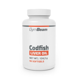 Ulei de ficat de cod - GymBeam - 90 de plicuri.