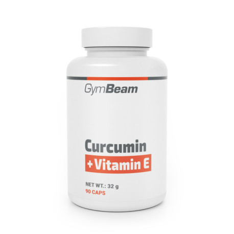 Curcumină + Vitamina E - GymBeam - 90 de pliculețe.
