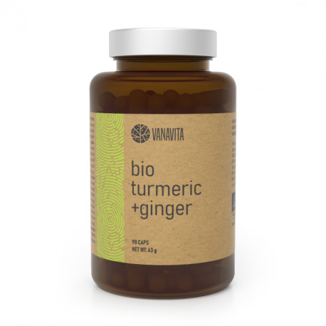 BIO Turmeric + Ghimbir - VanaVita - 90 de plicuri.
