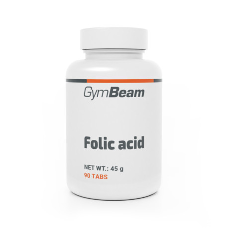 Acid folic (vitamina B9) - GymBeam - 90 tablete.
