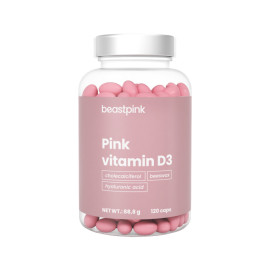 Pink Vitamin D3 2000 IU - BeastPink - 120 de pliculețe