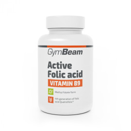 Acid folic activ (Vitamina B9) - GymBeam - 60 de pliculețe.