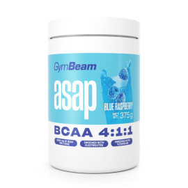 ASAP BCAA - GymBeam - Zmeură albastră - 375 g