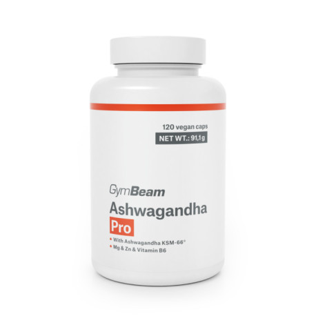 Ashwagandha Pro - GymBeam - 120 de capsule.