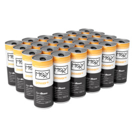 Băutură energizantă MOXY Power+ 330 ml - GymBeam - fructul pasiunii mango
