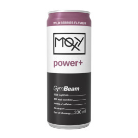 Băutură energizantă MOXY power+ 330 ml - GymBeam - fructe de pădure