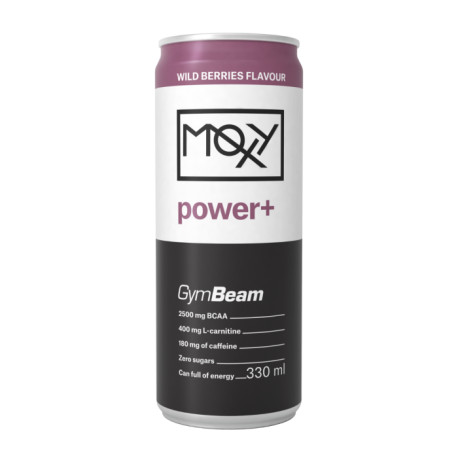 Băutură energizantă MOXY power+ 330 ml - GymBeam - fructe de pădure