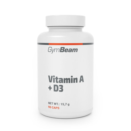 Vitamina A + D3 - GymBeam - 90 de plicuri.