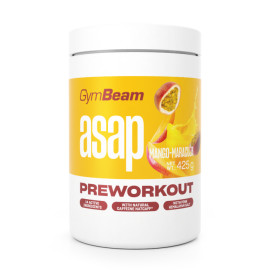 ASAP Pre-Workout - GymBeam - Mango cu fructul pasiunii - 425 g