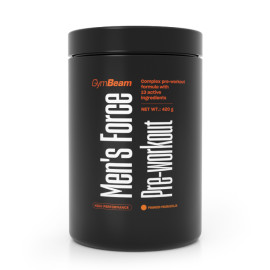 Mens Force Pre-Workout - GymBeam - Fruit al Pasiunii Mango - 420 g