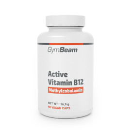 Vitamina B12 activă (Metilcobalamină) - GymBeam - 90 de plicuri.