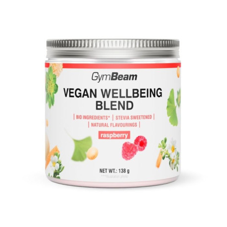Amestec vegan de bine - GymBeam - Zmeură - 138 g